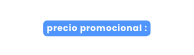 precio promocional